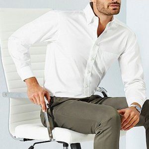 Roundtree & Yorke Button-Down Collar Dress Shirt